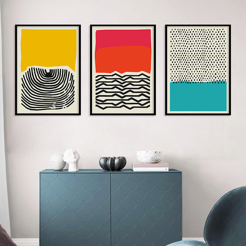 Modern Minimalist Geometric Canvas Painting