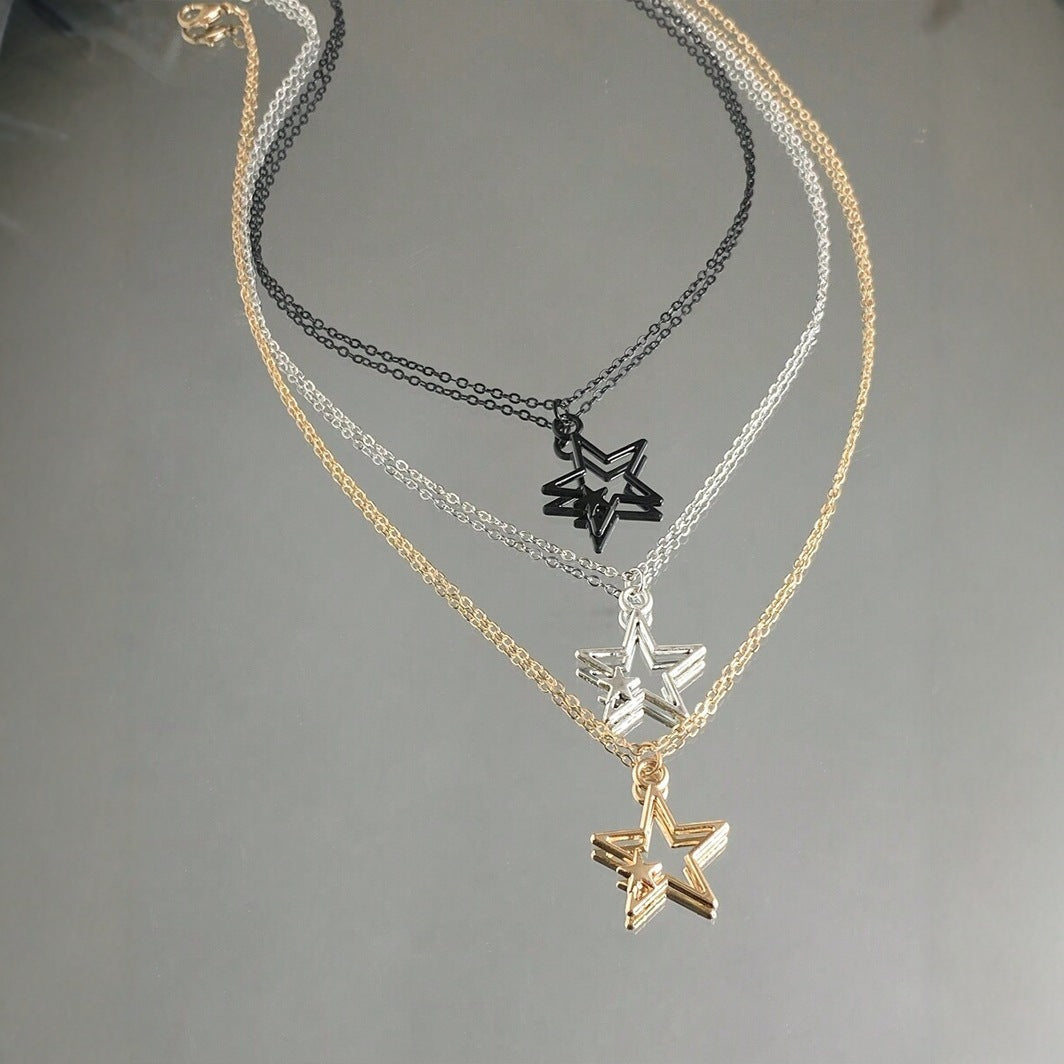 Five-pointed Star Necklace Creative Simple Fashion