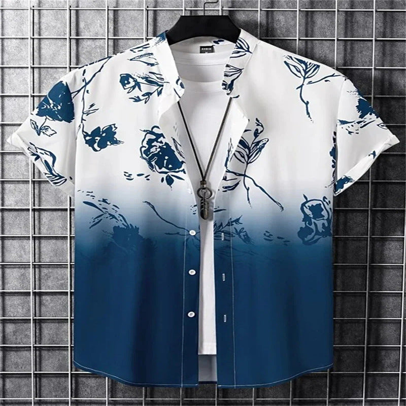 Hawaii Beach 3D Printed Shirt Short Sleeve