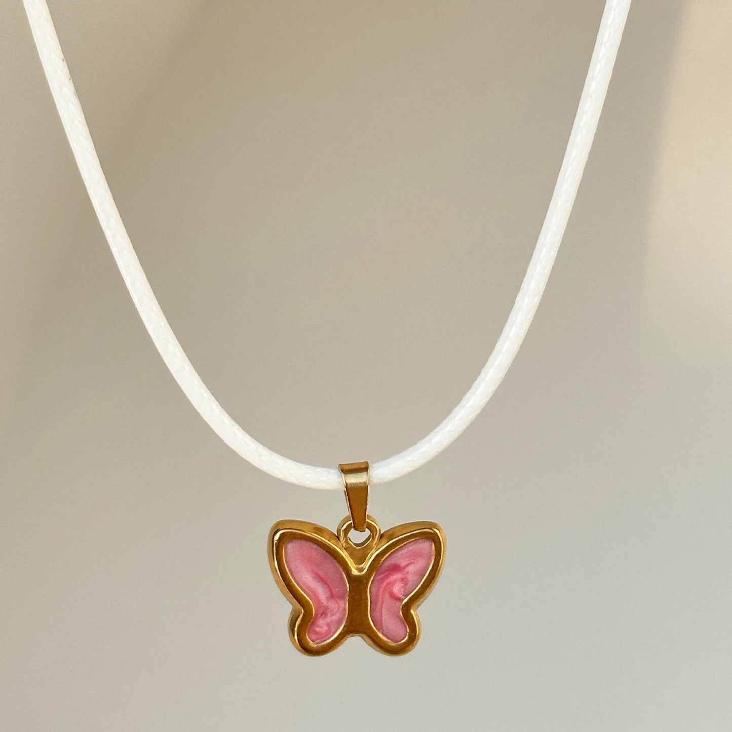 Butterfly Necklace Color Oil Necklace Pendant