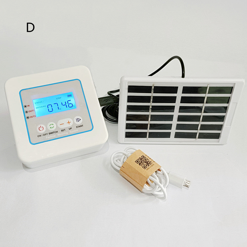 Solar Multifunctional Automatic Watering Device USB Charging For Gardening