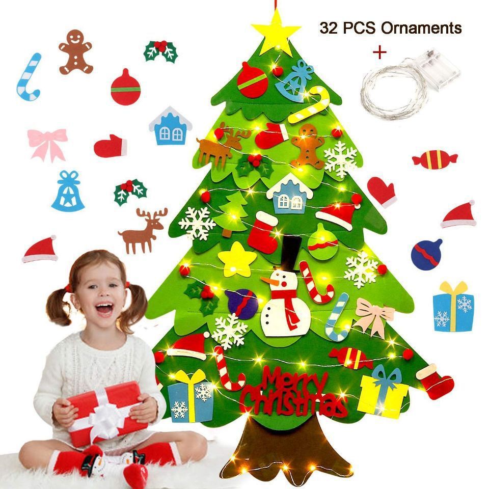 DIY Christmas Tree With Fashionable Decoration Pendant For Children