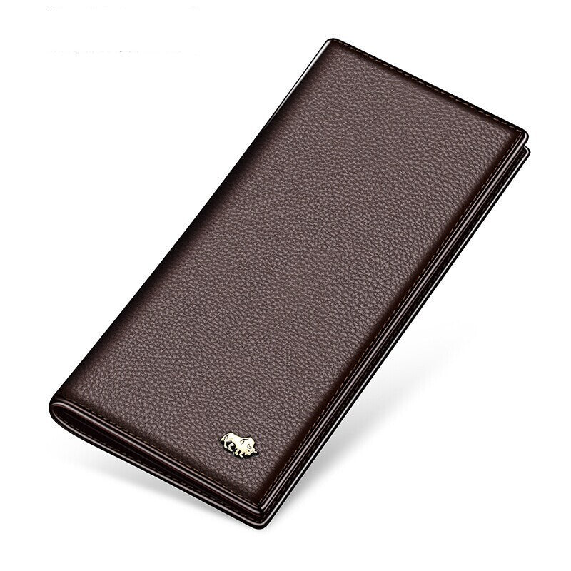 Men's Long Leather Korean Youth Wallet Ultra-thin