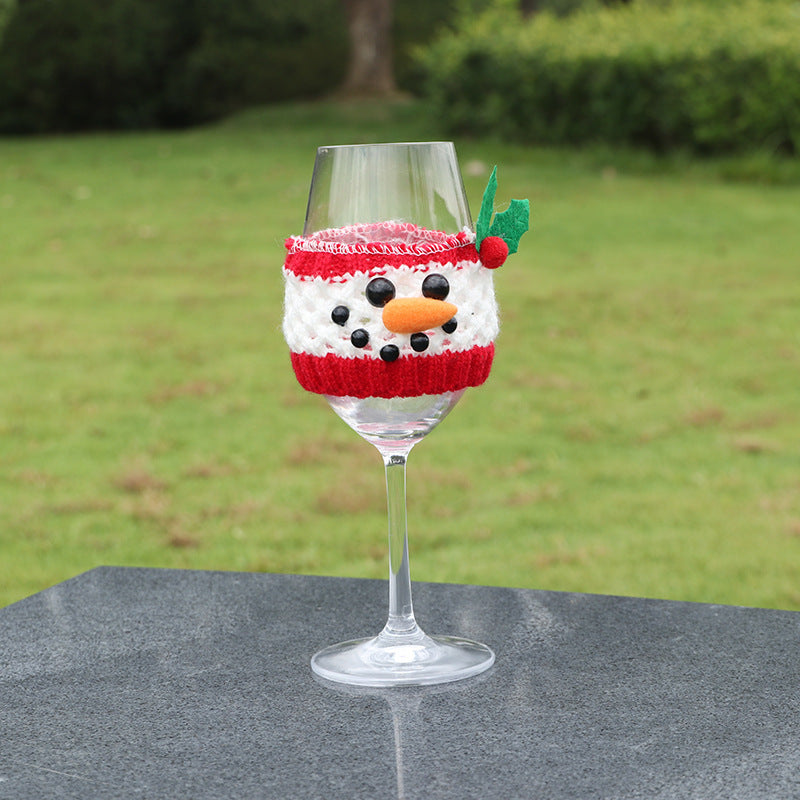 Christmas Decoration Snowman Wine Bottle Holder