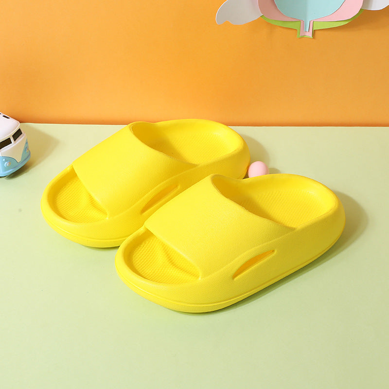 Summer Cute Thick-soled Soft-soled Home Indoor Outdoor Solid Color Sandals And Slippers