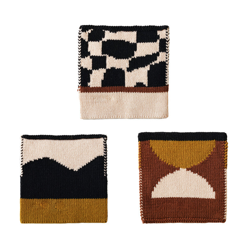 Original Design Cotton Knitted Coaster Insulation Pad