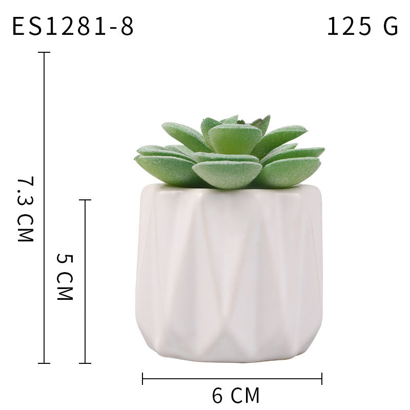 Wave Cup Type Simulation Succulent Potted Plant