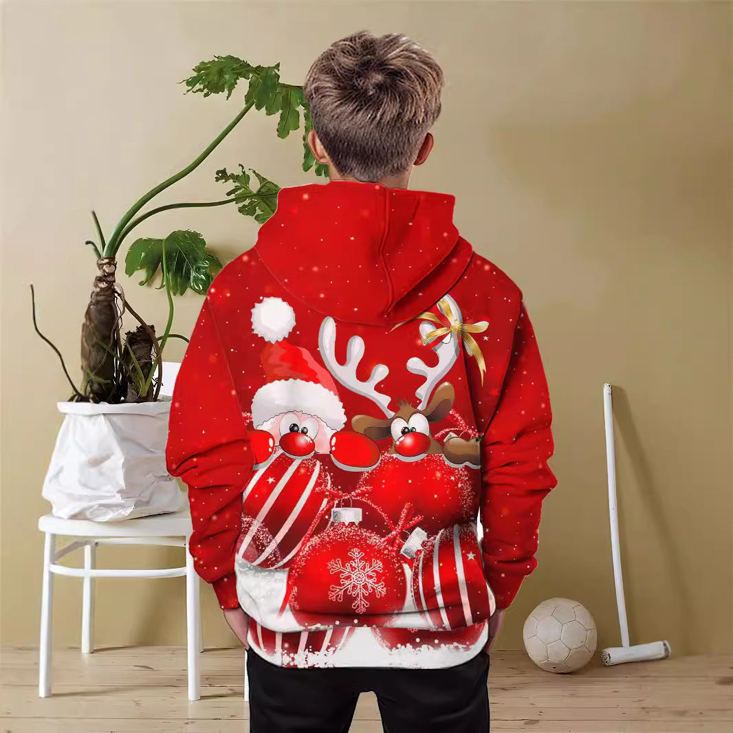 Men's Casual Sweatshirt 3D Printing Christmas