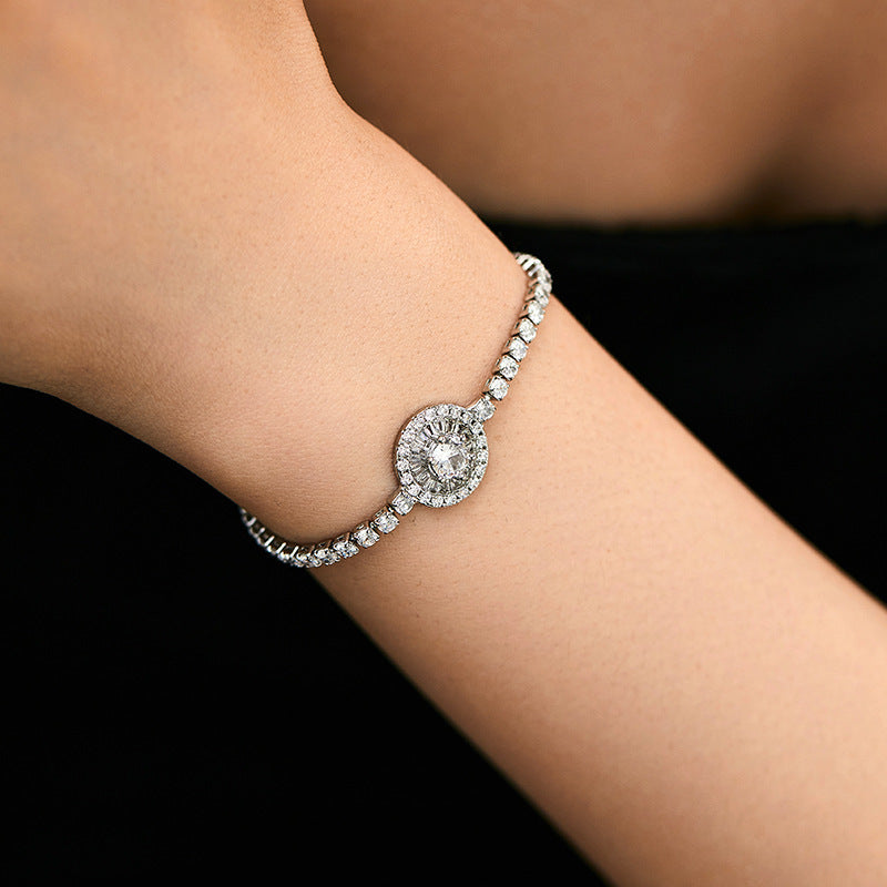 Color-preserving Light Luxury Full Zircon Exquisite Bracelet