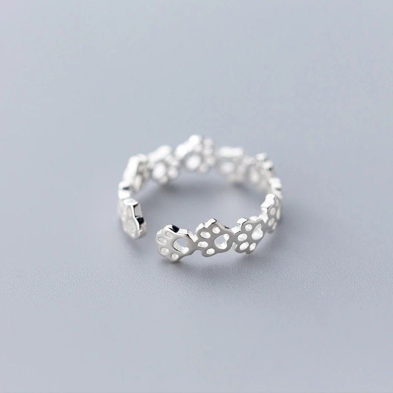 Cute And Graceful Small Clear Ring Simple