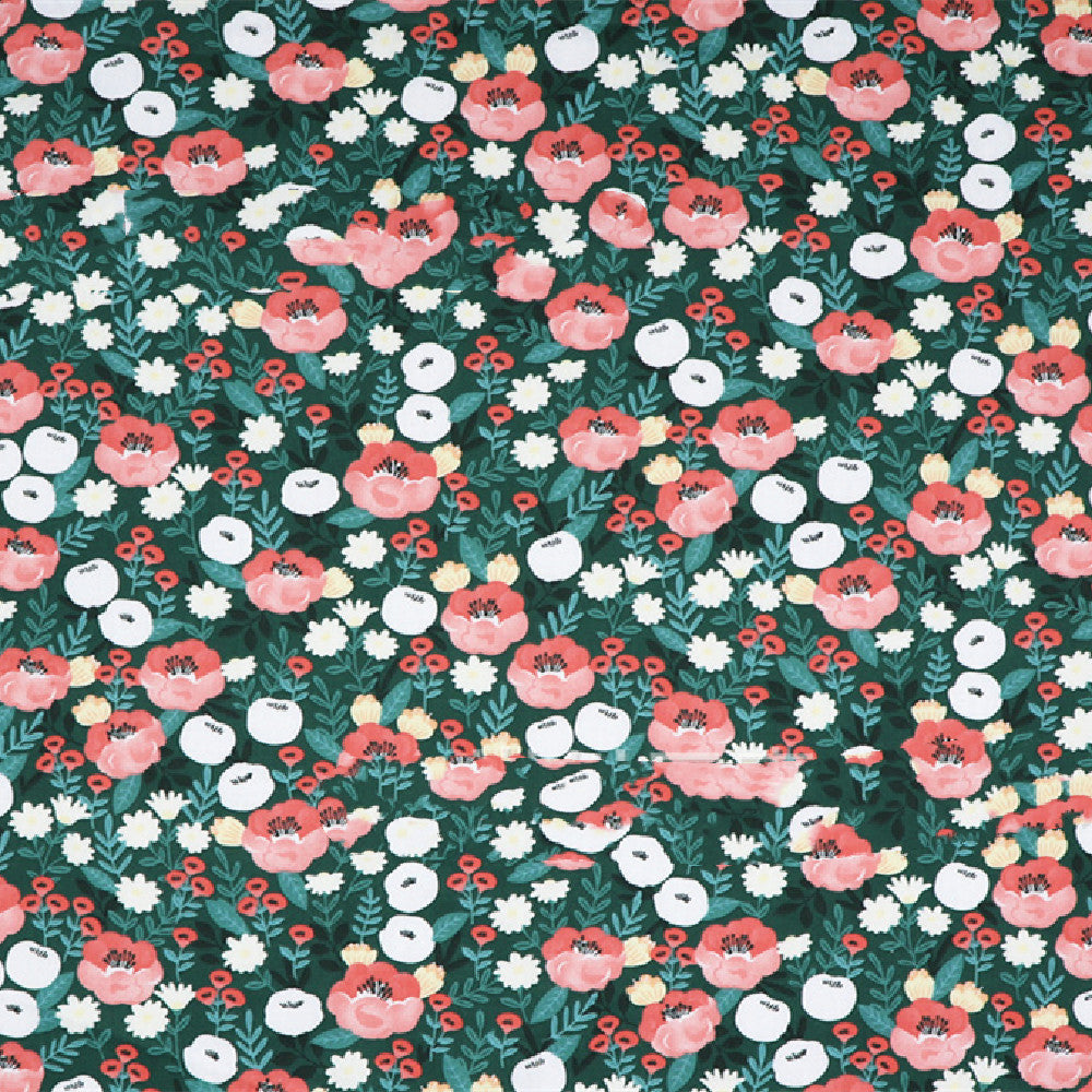 Pure Cotton Garden Floral Fabric