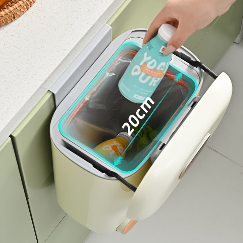 Kitchen Wall-mounted Waterproof Trash Can