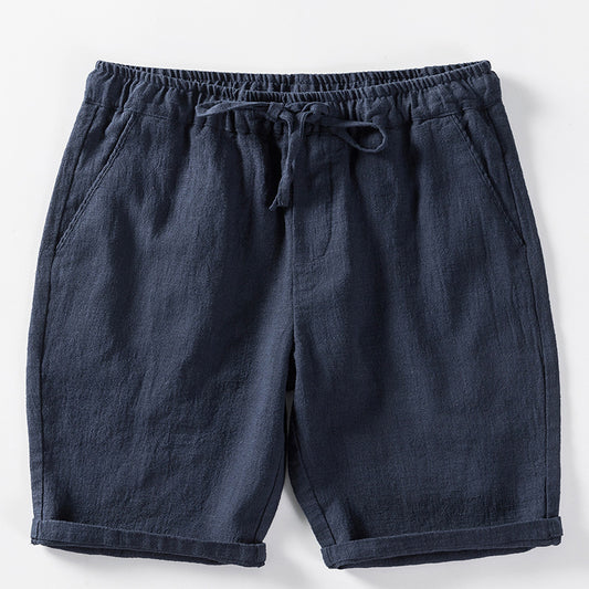 Summer Thin Baggy Straight Trousers Men's