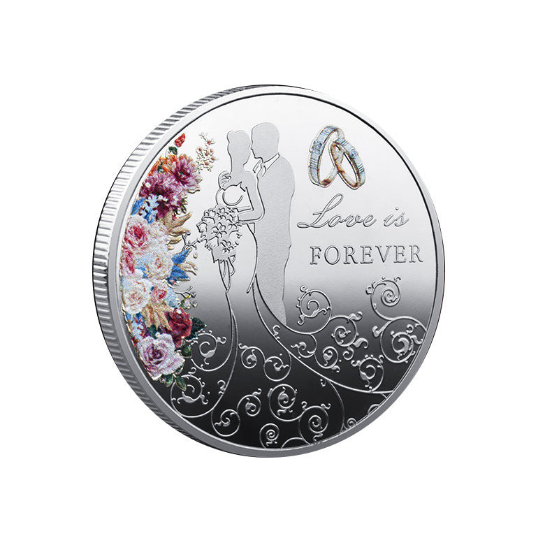 Love Commemorative Coin LOVE Coin Gold Plated Silver