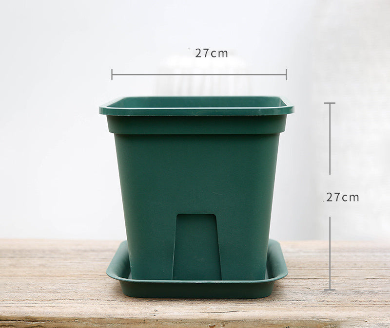 Tasha''s garden Castle Peak root control basin gardening flower planting basin rose Clematis gallon basin resin flowerpot