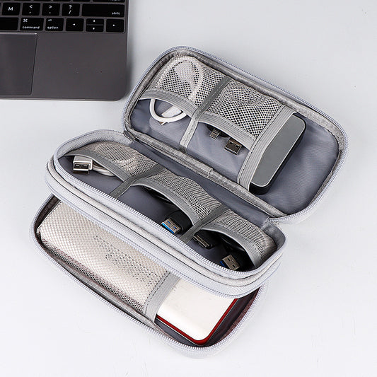 Multifunctional Portable Organizer Bag Storage Bag Box Hard Drive Data Cable Headset