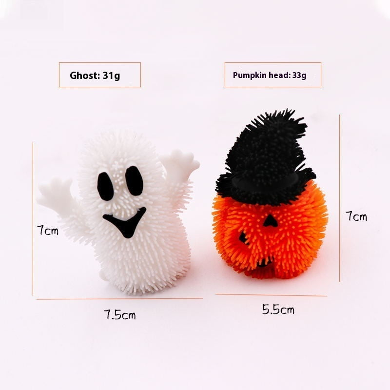 Halloween Tpr Pressure Reduction Toy Luminous Ball