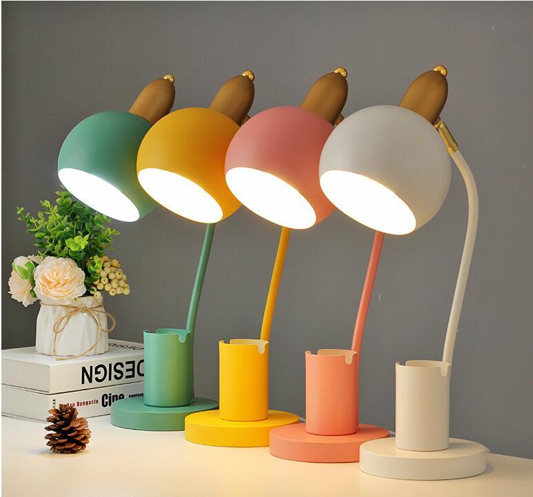 Household Led Eye Protection Macaron Learning Desk Lamp