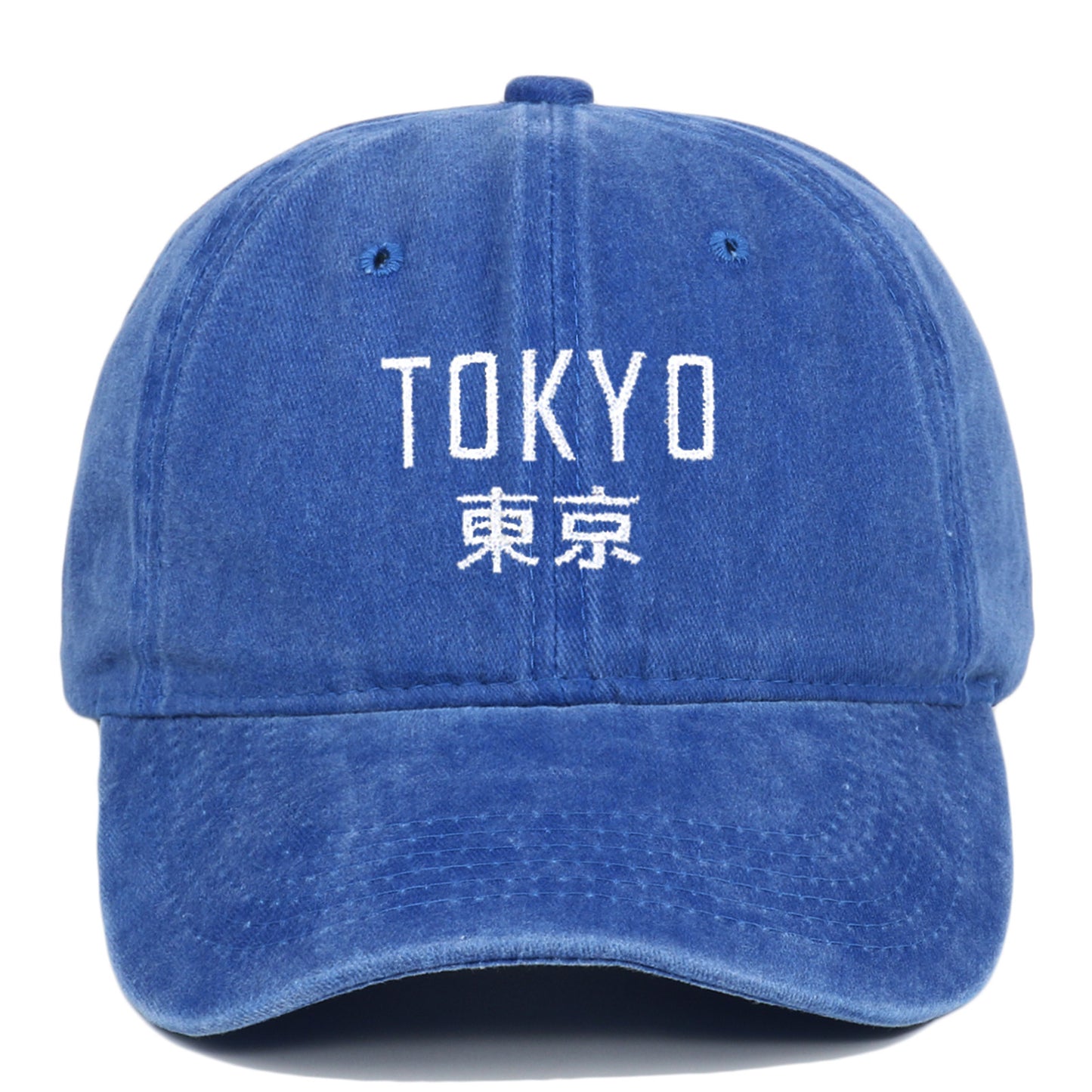 New Retro Washed Simple Tokyo Letters Hat