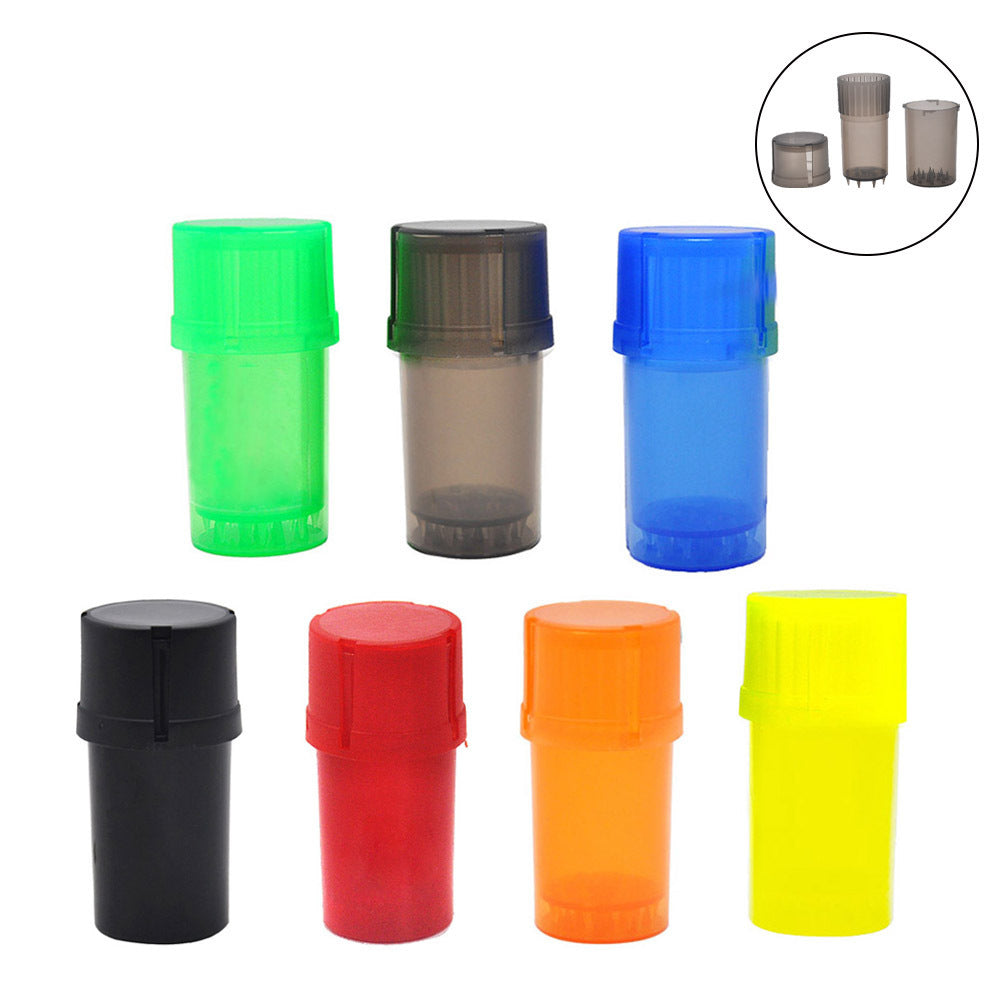 Plastic Smoke Grinder Storage Tank Two In One