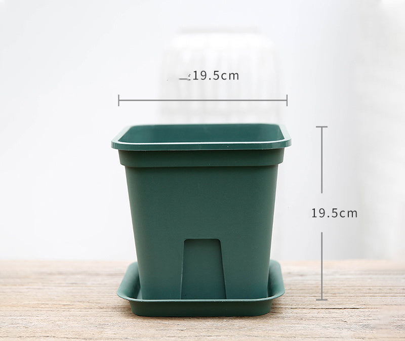 Tasha''s garden Castle Peak root control basin gardening flower planting basin rose Clematis gallon basin resin flowerpot