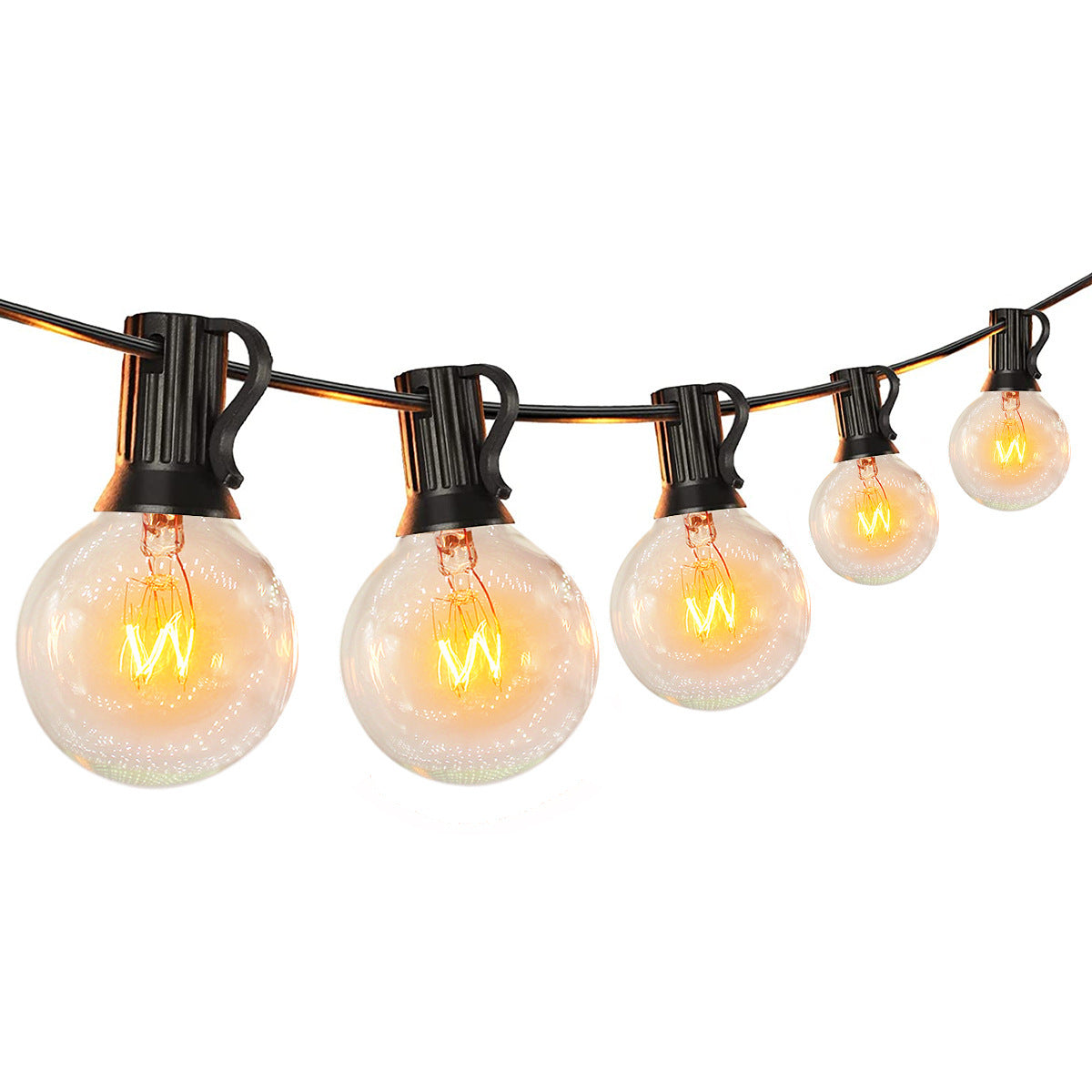 G40 tungsten filament lamp string