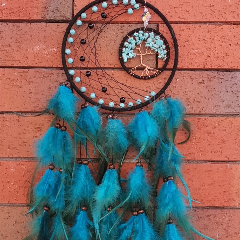 Tree Of Life Feather Home Decor Dream Catcher Wall Mount