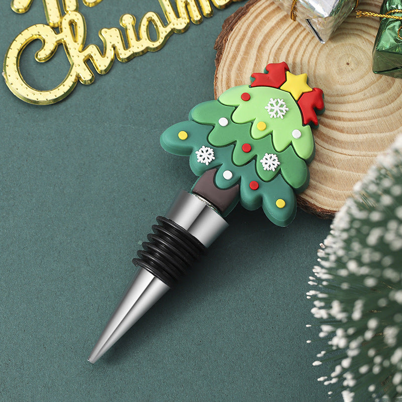 Party Gathering Christmas Tree Sealed Wine Stopper