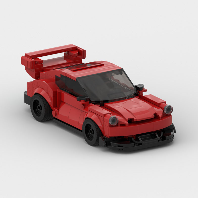 Building Blocks  Wide-body Low Lying Speed 8 Grid Boy Car Model