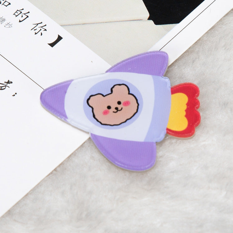 Cute Japanese Creative Cartoon Acrylic Brooch Girl Clothes Bag Pendant Badge Pin Jewelry