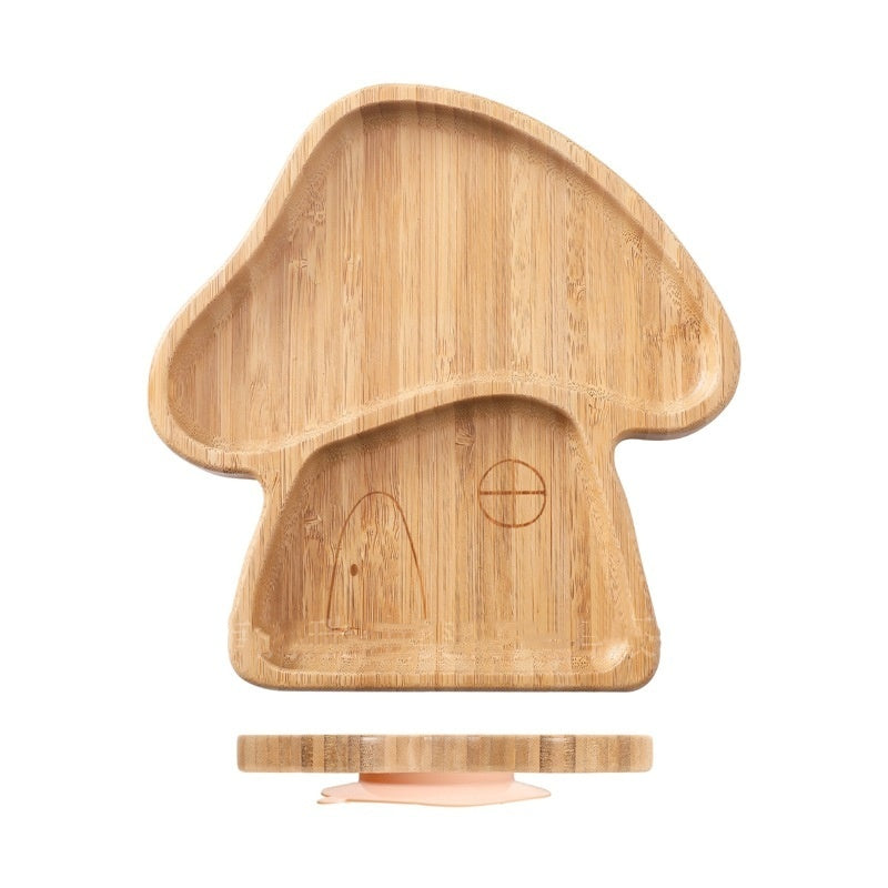 Mushroom Cute Cartoon Children's Compartment Plate