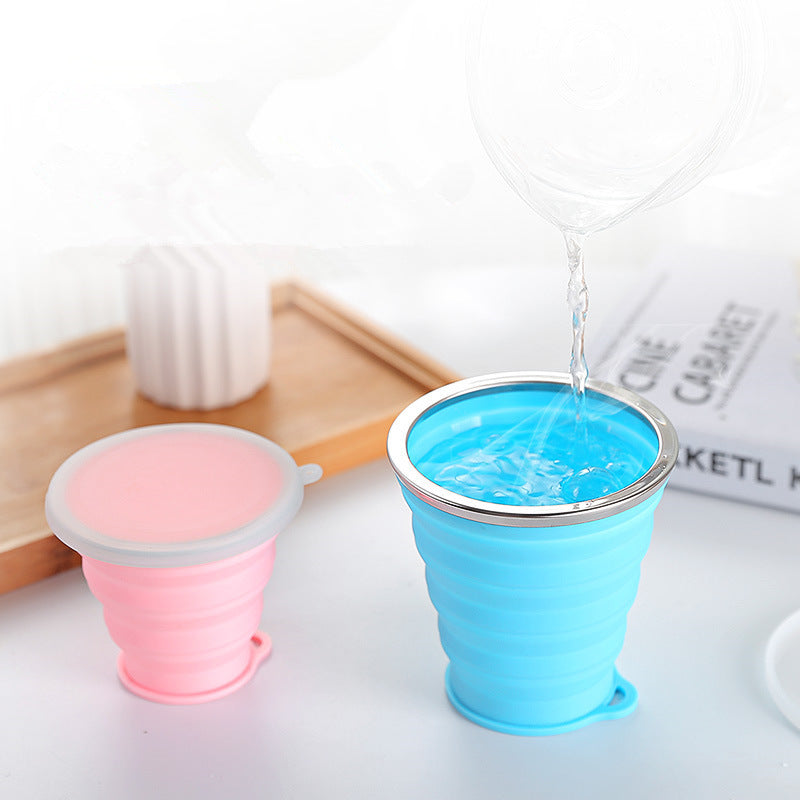 Outdoor Portable Silicone Folding Mug