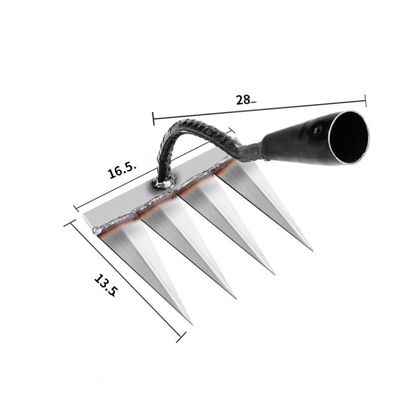 Six Tooth Nail Harrow Steel Harrow Agricultural Tools