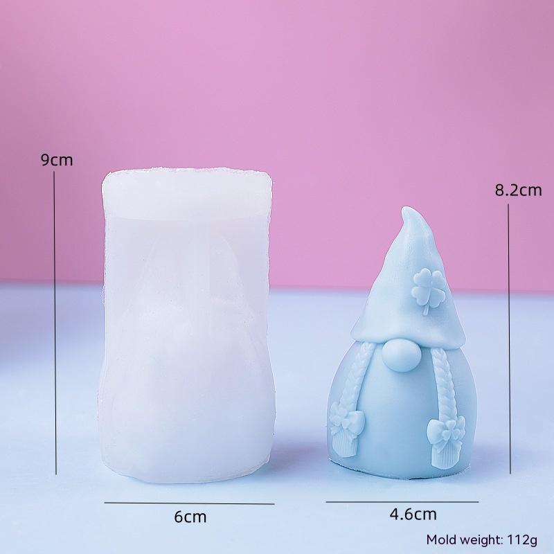 DIY Plaster Easter  Candle Silicone Mold